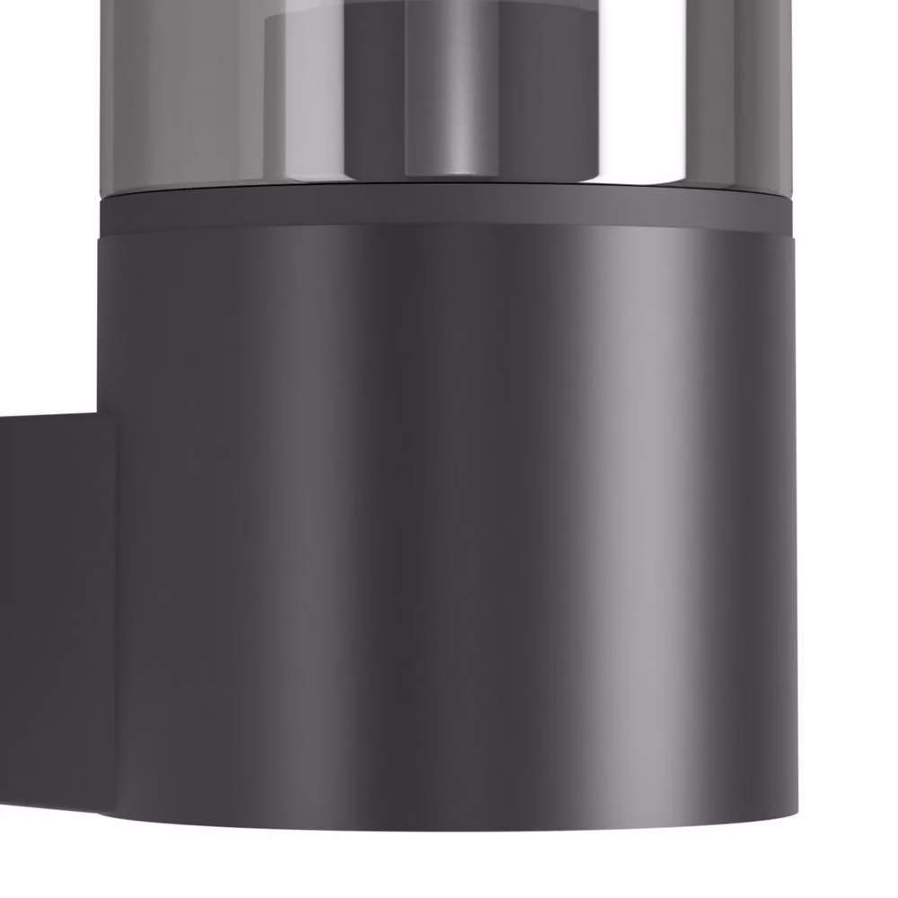 Eglo Cropani Modern Outdoor Wall Down-Light, Black, Plastic and Glass, E27 – 3