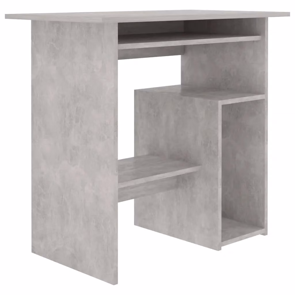 Berkfield Home Computer Desk in Grey, W/D/H: 80 x 45 x 74 cm – 2