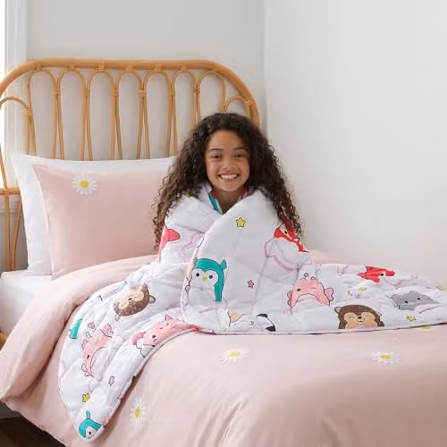 OHS Squish Blob Mallows Weighted Blanket for Adults, Purple, W/D/H: 150 x 100 x 12 cm – 1