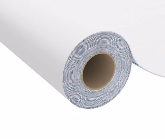 Berkfield Home Self-adhesive White PVC Furniture Film W: 90 cm, L: 500 cm