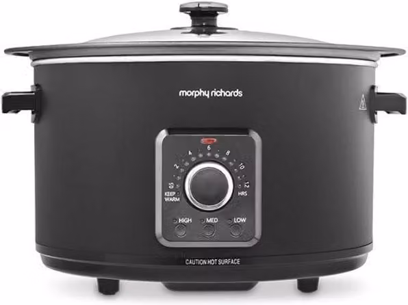 Morphy Richards Easy Time 6.5L Slow Cooker in Black