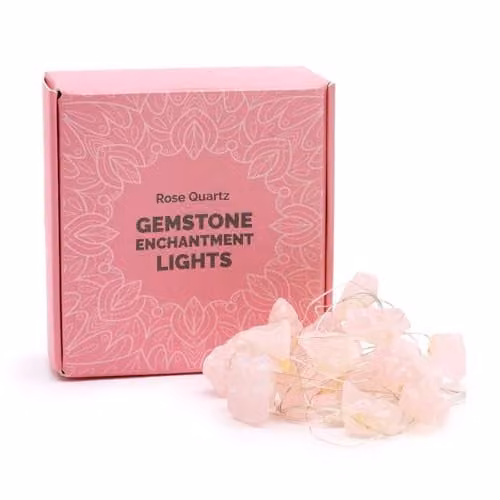 KDMD Gemstone Enchantment Lights in Pink Rose Quartz