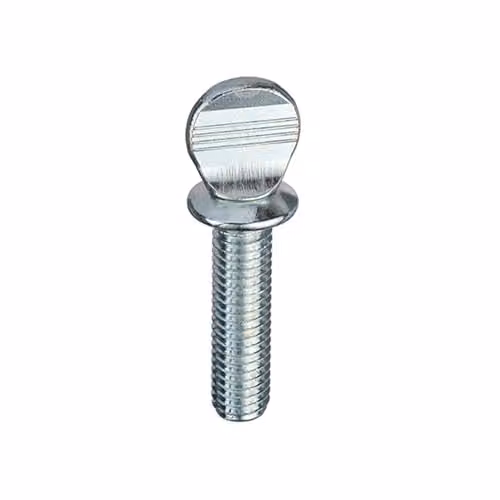 Unifix Steel Shouldered Thumbscrews, Silver, M6 x 50 mm
