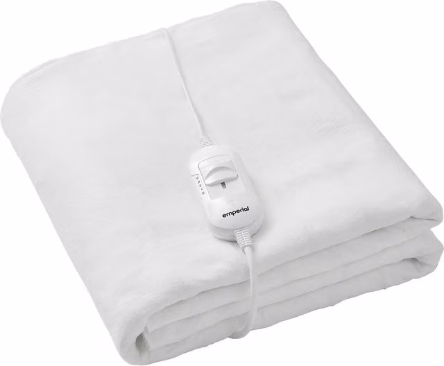 Emperial Electric Heated Under Blanket, White, W/D/H: 180 x 200 cm