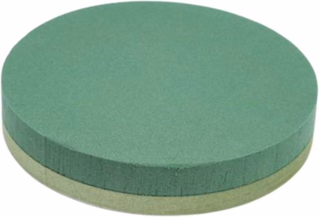 KDMD Green Round Foam Posy Pads for Tabletop Displays, Pack of 12 – 1