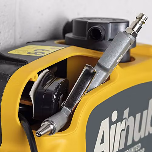SIP AirHub Wall-Mounted Direct Drive Air Compressor, Yellow, Silver and Multicolour, W/D/H: 30 x 30 x 30 cm