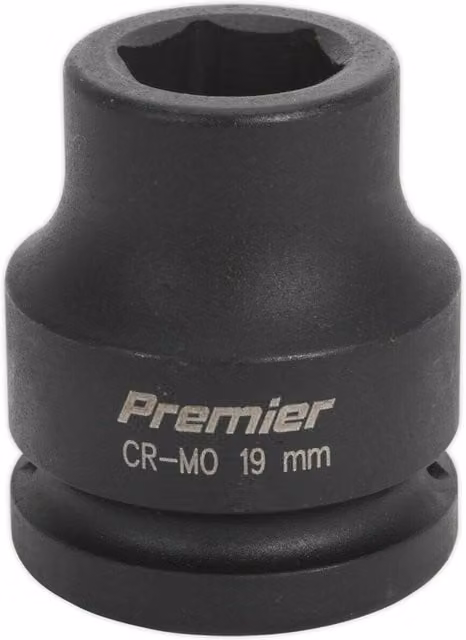 Loops 19mm Forged Impact Socket 3/4 Inch Sq Drive Chromoly Impact Wrench Socket Black – 1