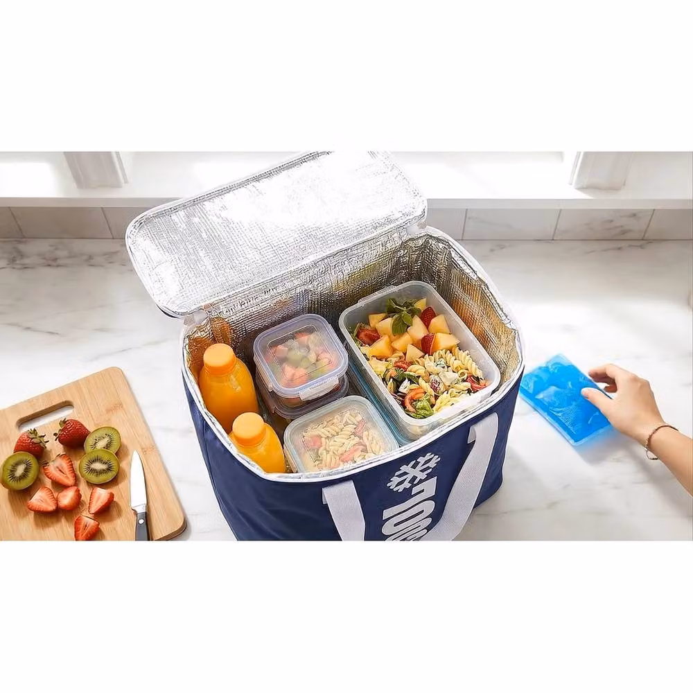 SPETLEK Insulated Thermal Cooler Bag for Food and Drinks, Blue, W: 100 cm, H: 24 cm, D: 15 cm – 2