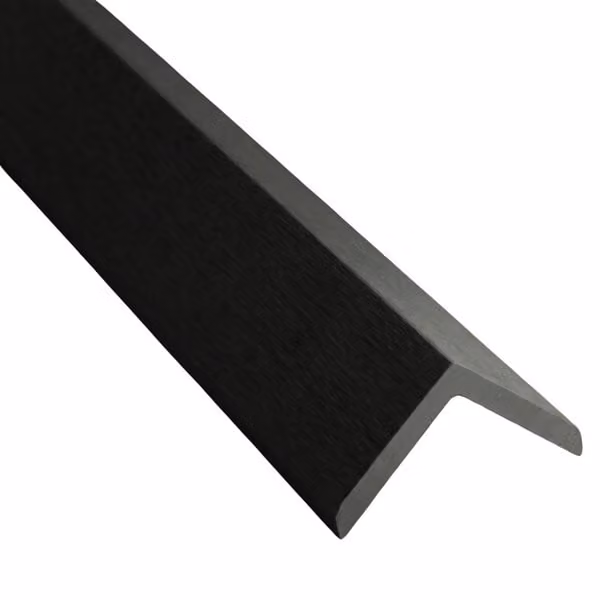 Heritage Timbosite Composite Edging Trim in Windswept Grey, H x W x L: 55 x 55 x 3660 mm
