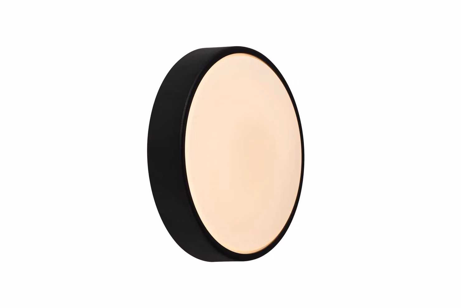 Nordlux Oliver LED Outdoor Wall Light, Black Plastic, IP65, Warm White 2700k – 2