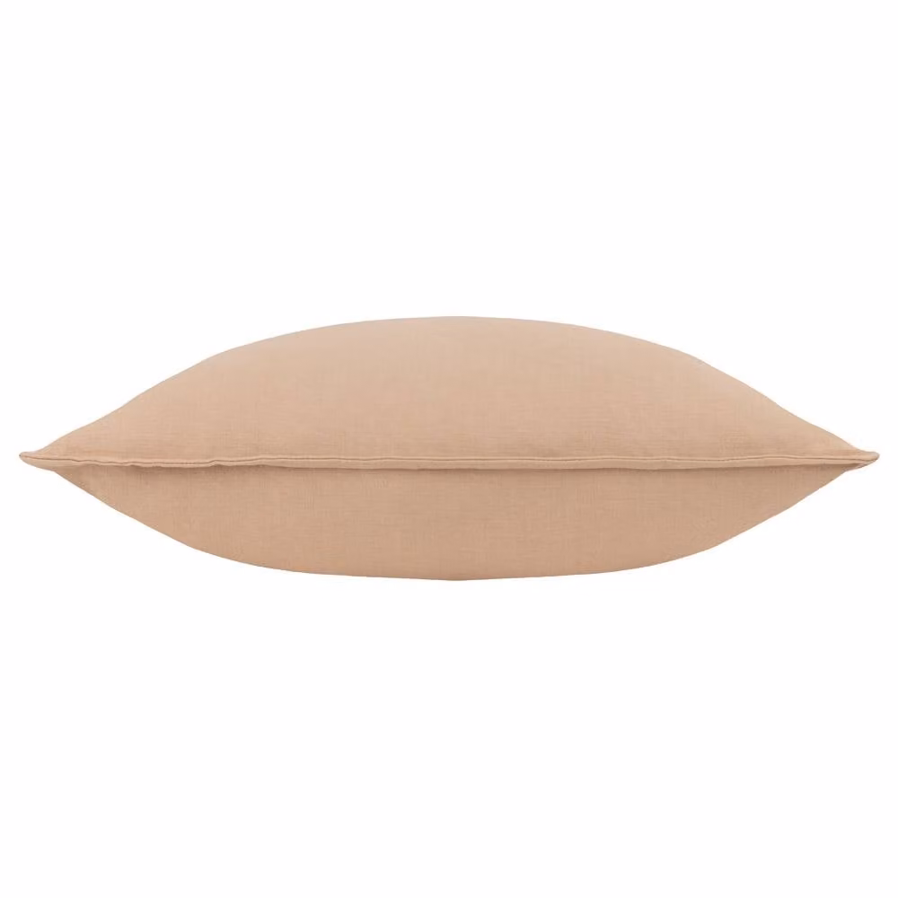 Riva Home Plain Square Cotton Cushion in Beige, W/D/H: 50 x 50 x 50 cm – 2