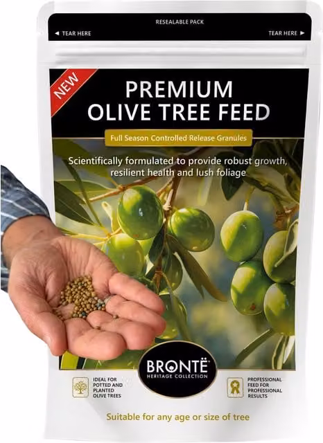 Bronte Heritage Olive Tree Fertiliser, Slow Release Plant Tonic, 120g