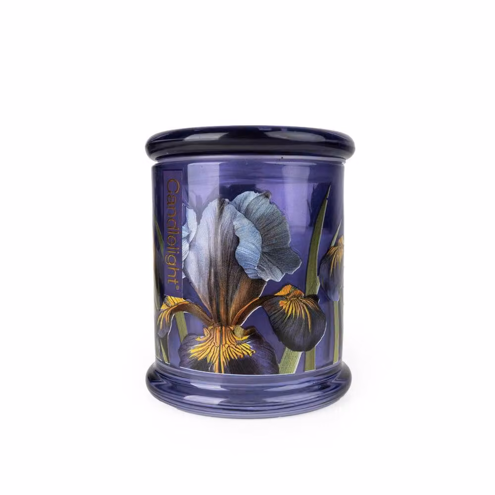 Madison & Mayfair Iris & Tonka Bean Large Lidded Jar Candle in Purple – 2