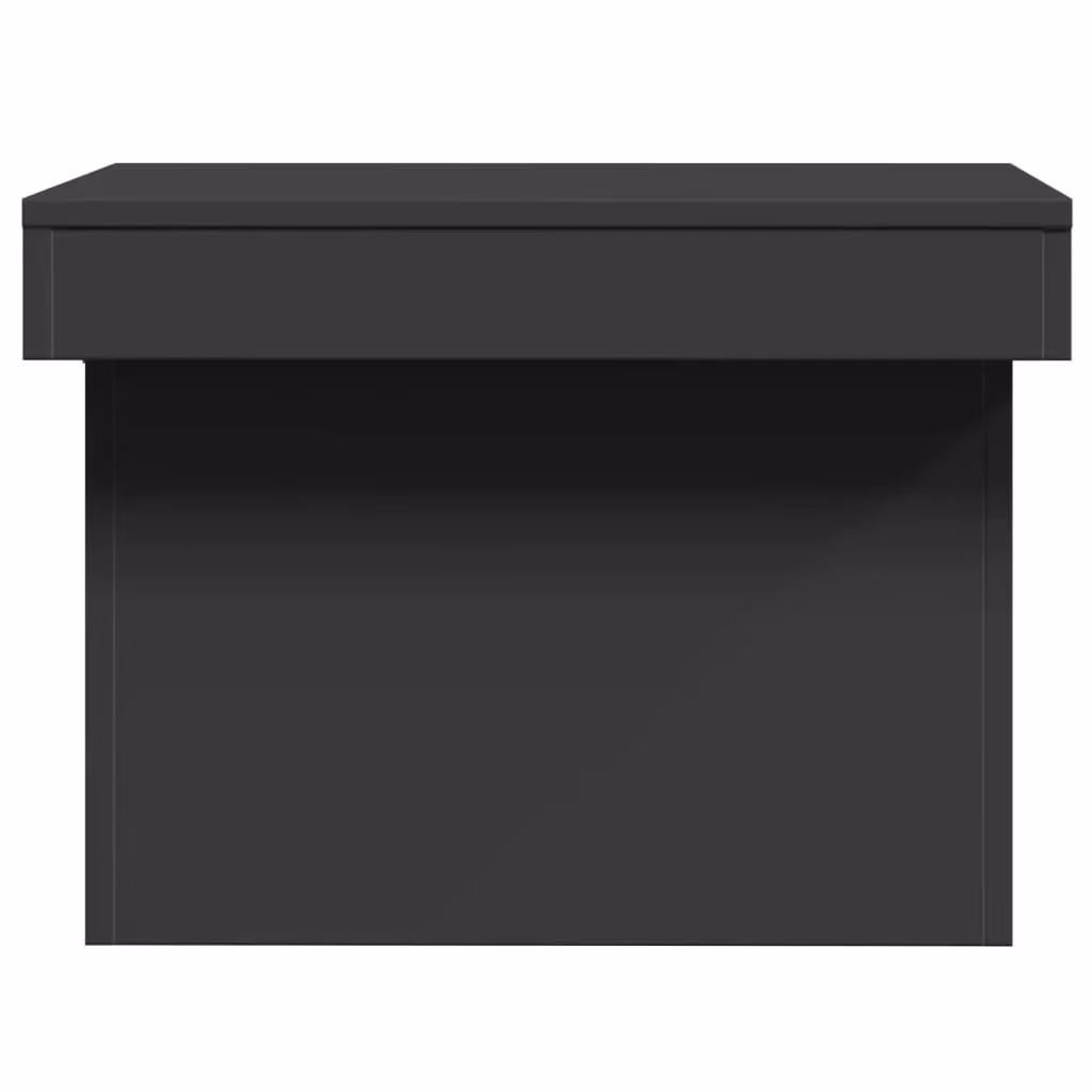 Berkfield Home Modern Black Rectangular Coffee Table in MDF, W/D/H: 100 x 55 x 40 cm – 3
