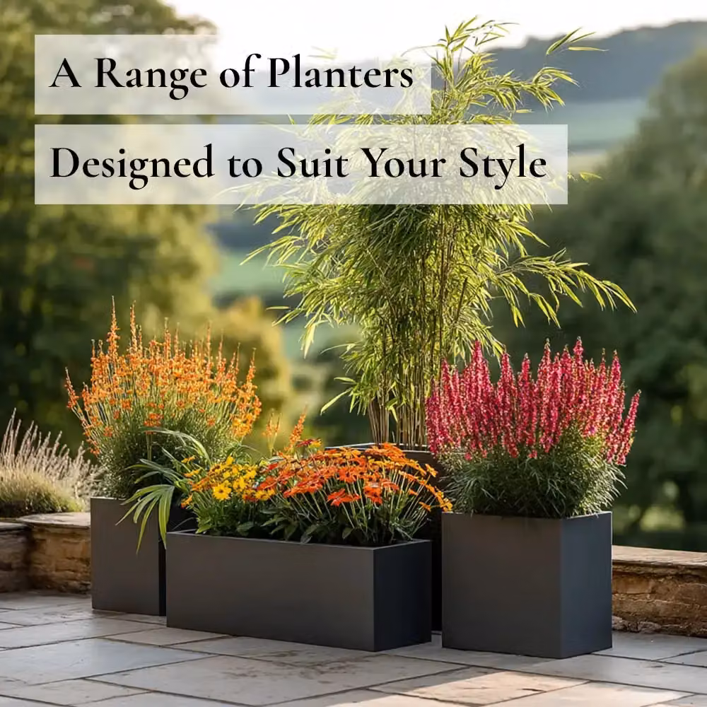 Access Garden Products Galvanised Steel Square Planter Tub, Grey, W/D/H: 50 x 50 x 50 cm – 7