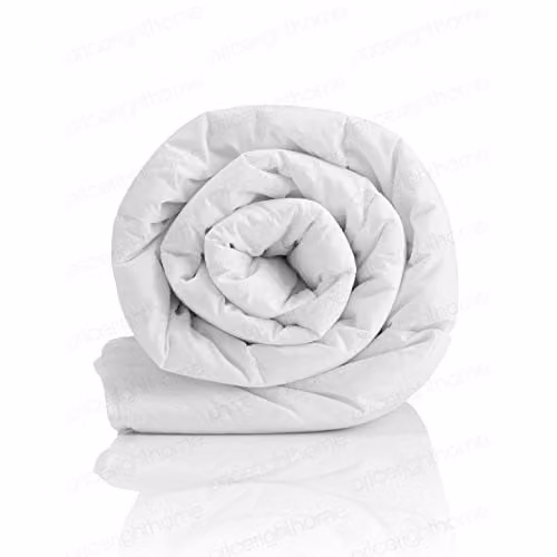 Harwood Textiles White Microfibre and Hollowfibre Non-Allergenic Summer Duvet, 4.5 Tog, Super King