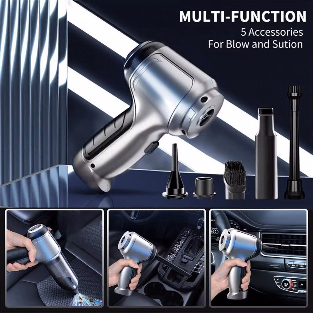 Nordara Cordless Handheld Wet and Dry Car Vacuum Cleaner in Silver – 4