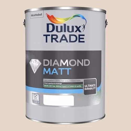 Dulux Trade Diamond Matt Paint in Natural Hessian, 5l
