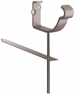 Lindab Steel Gutter Rise and Fall Bracket, 100mm, Anthracite Metallic