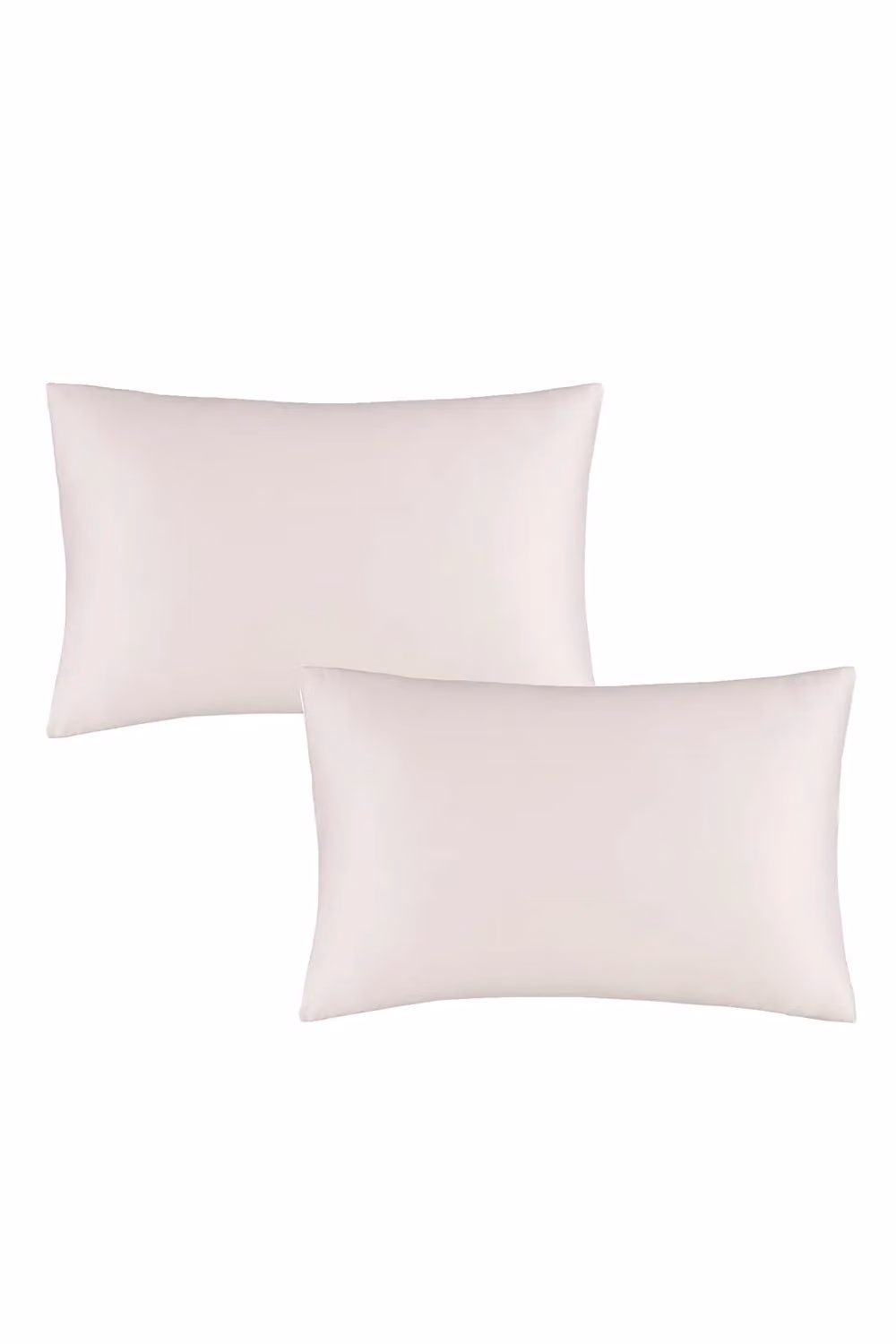 Catherine Lansfield Silky Soft Satin Standard Pillowcase Pair in Pink – 2