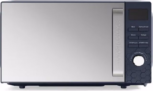 Morphy Richards Cassini 20L 800W Solo Digital Countertop Microwave in Blue and Grey