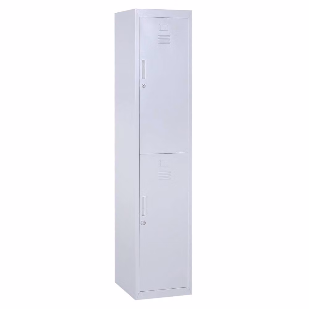 Wyld Haus Marino Metal Tall Locker Cabinet, Matt Grey, H 180 x W 46 x D 38 cm – 2
