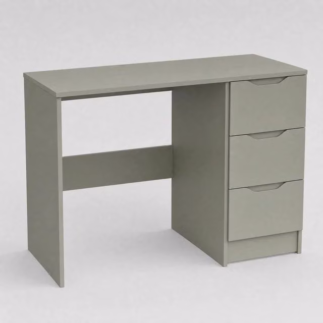 Havendro Modern 3 Drawer Vanity Dressing Table and Study Desk in Sage Green
