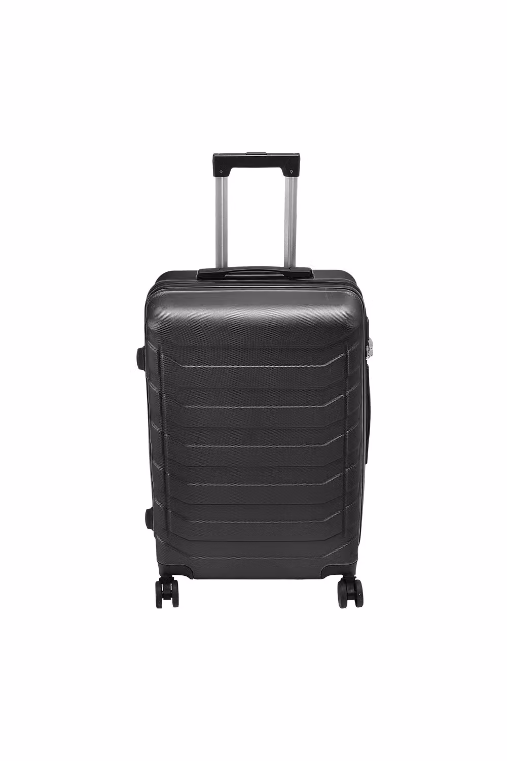 Living and Home 20 inch Hardshell Rolling Travel Suitcase, Black, W/D/H: 50.8 x 37.0 x 20 cm – 3