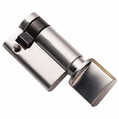 Loops 45mm Euro Single Thumbturn Twist Lock 5 Pin in Silver