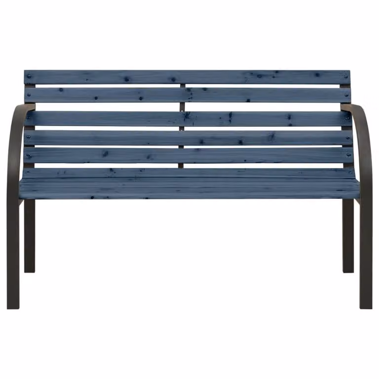 Berkfield Home Childrens Garden Bench in Grey Chinese Fir Wood, Width: 81 cm
