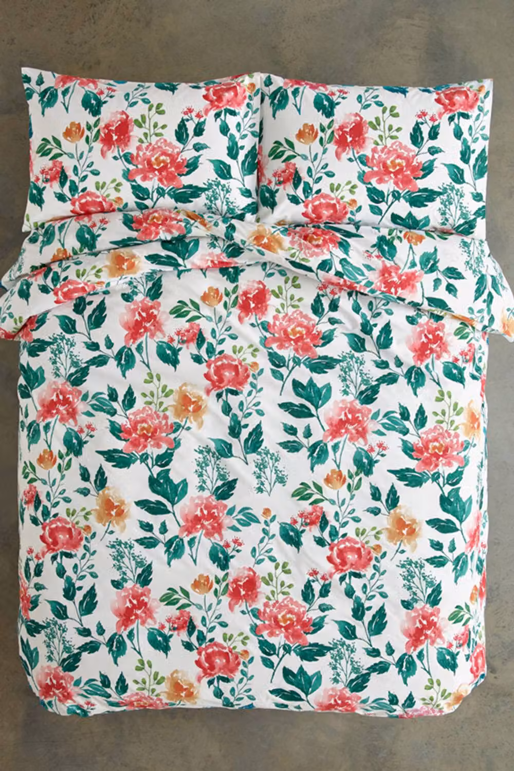 Deyongs Wild Peony Multicolour Cotton Floral Printed Duvet Set, W x H: 200 x 200 cm – 2