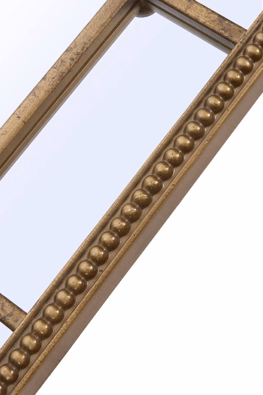 Living and Home Antique Geometric Framed Wall Mirror in Gold – 3