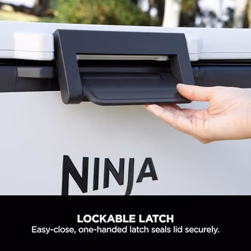 Ninja FrostVault Heavy-Duty Insulated Wheeled Cool Box in White – 7