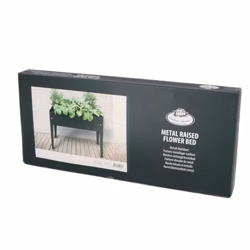 Esschert Design Childrens Metal Raised Bed Planter in Green, W/D/H: 62 x 45 x 29 cm – 3