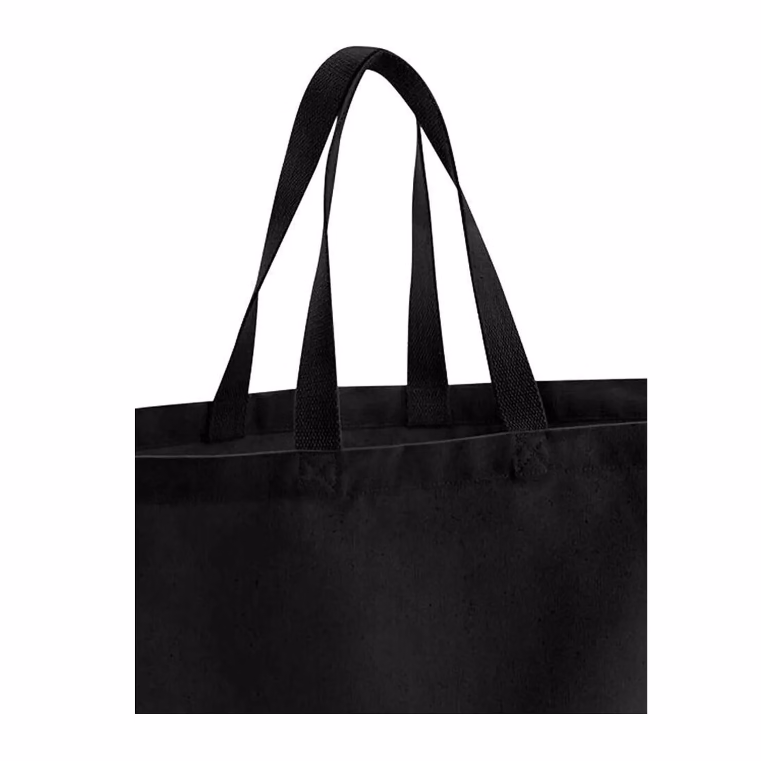 Westford Mill Canvas Oversized Tote Bag in Black, W 41.0 cm x H 56.0 cm x D 16.0 cm – 2