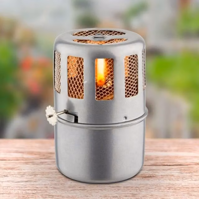 Ambassador Silver Metal Hanging Greenhouse Paraffin Heater