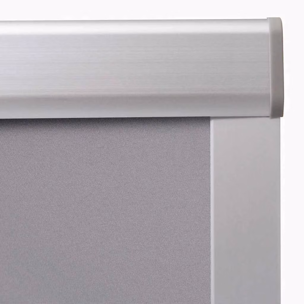 Berkfield Home Grey Thermal Insulating Blackout Roller Blinds – 2