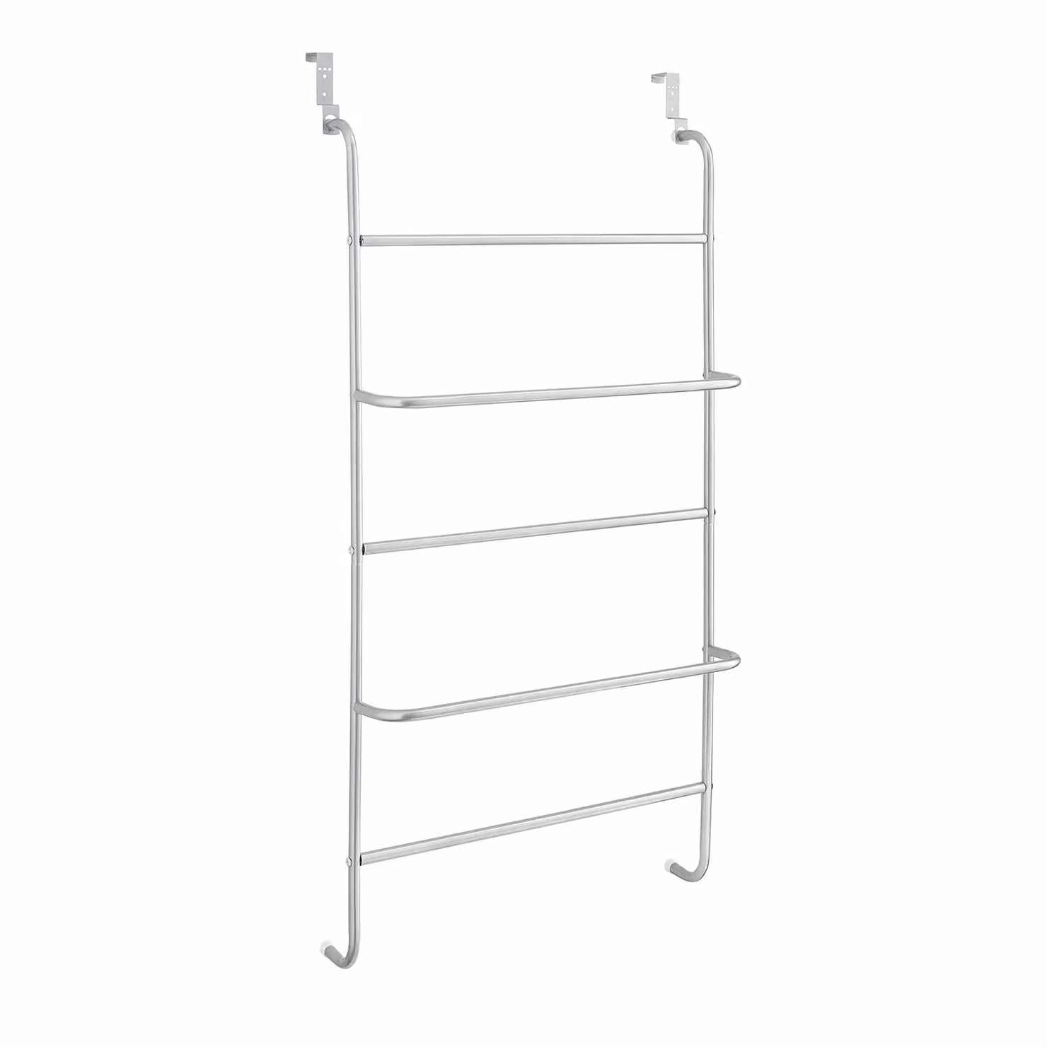 House of Home 5 Tier Over Door Towel Rail and Clothes Airer Rack in Silver – 2
