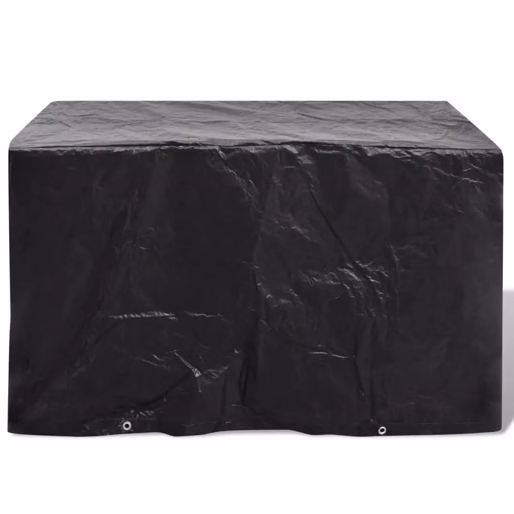 Berkfield Home Water Repellent Bench Garden Furniture Covers, 2 Pack, Black, W/D/H: 140 x 70 x 90 cm – 2