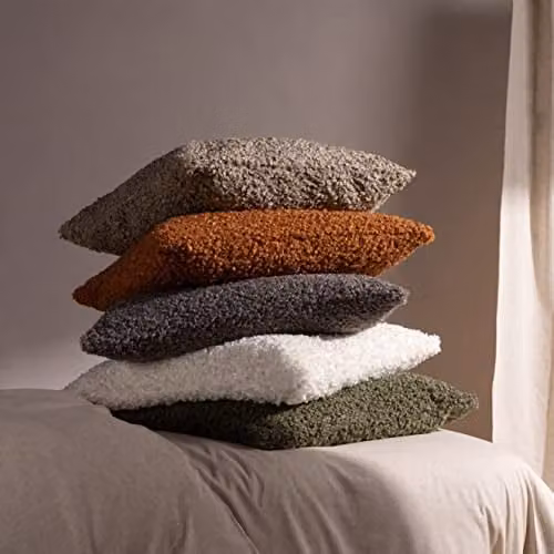 Yard Cabu Square Polyester Filled Cushion in Beige, W/D/H: 55 x 55 x 55 cm – 4
