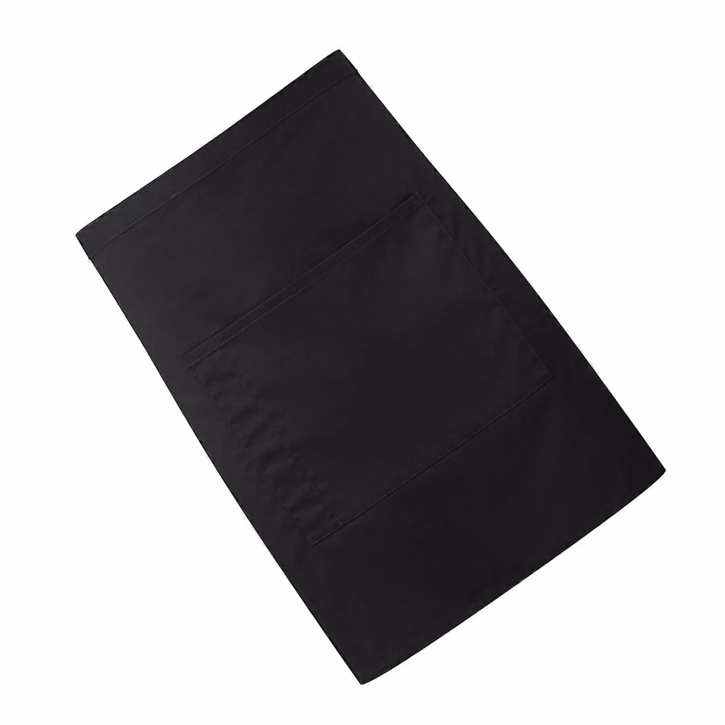 Premier Colours Front Pocket Waist Apron in Black – 2