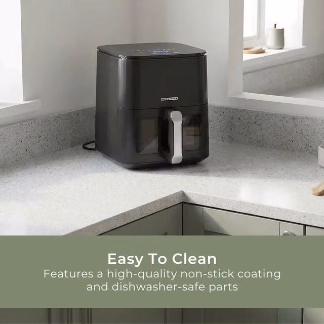 Melitta Digital XL Hot Air Fryer with Digital Display in Black