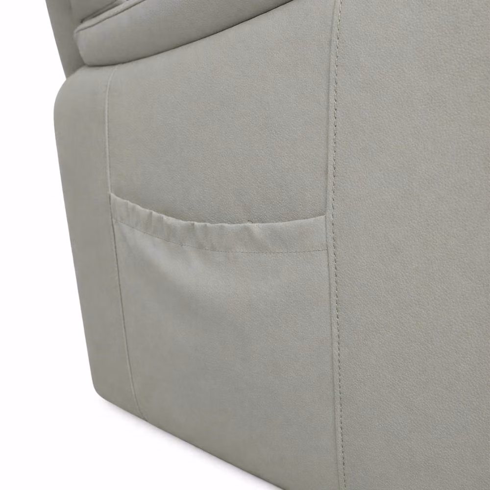 Aspire Dual Motor Power Riser Recliner Armchair in Light Grey – 2
