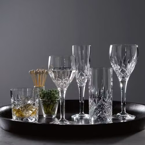 Royal Doulton Ashmere Set of 2 Transparent Lead-Free Crystal Wine Glasses – 2