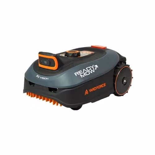 Yard Force i600 iVISION Drop & Go Boundary-Free Robotic Lawnmower for Medium Gardens up to 600m2, Grey – 1