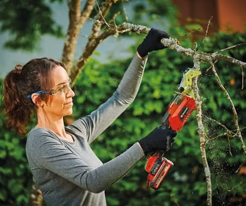 Einhell Cordless Pruning Saw 18V PXC Red Metal Rechargeable Battery Power X-Change – 2