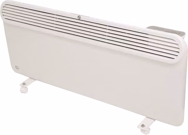 mysmartbuy 2000W Slimline Electric Panel Convector Heater, White, Wall or Floor Mounted