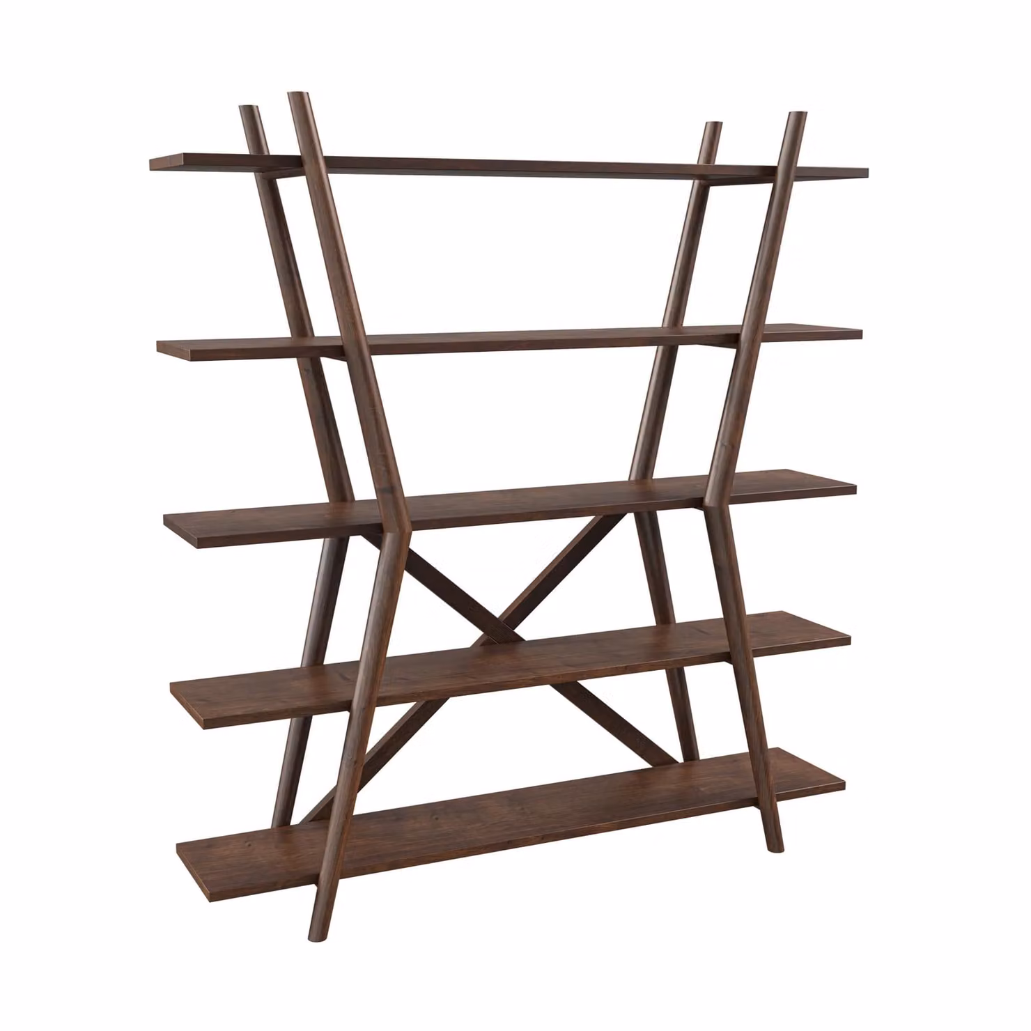 Dome Deco BILBO Modern Brown Wood Bookcase