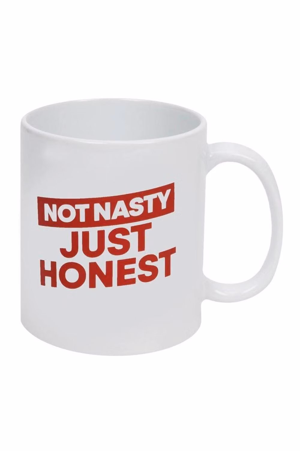 KDMD Ministry of Humour Not Nasty Just Honest Ceramic Mug 2 Pack in White – 3