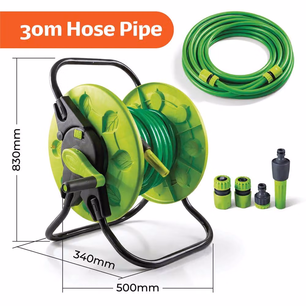 St Helens Green Freestanding Hose Cart for 30m Hose – 2